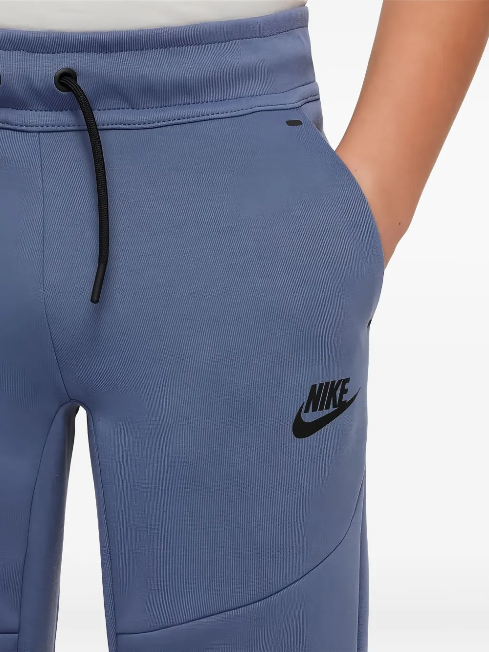 Nike tech jersey track pants Blauw