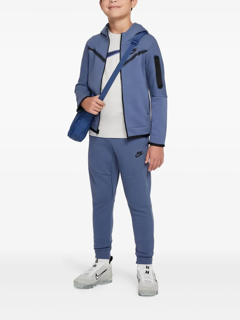 Nike tech jersey track pants Blauw