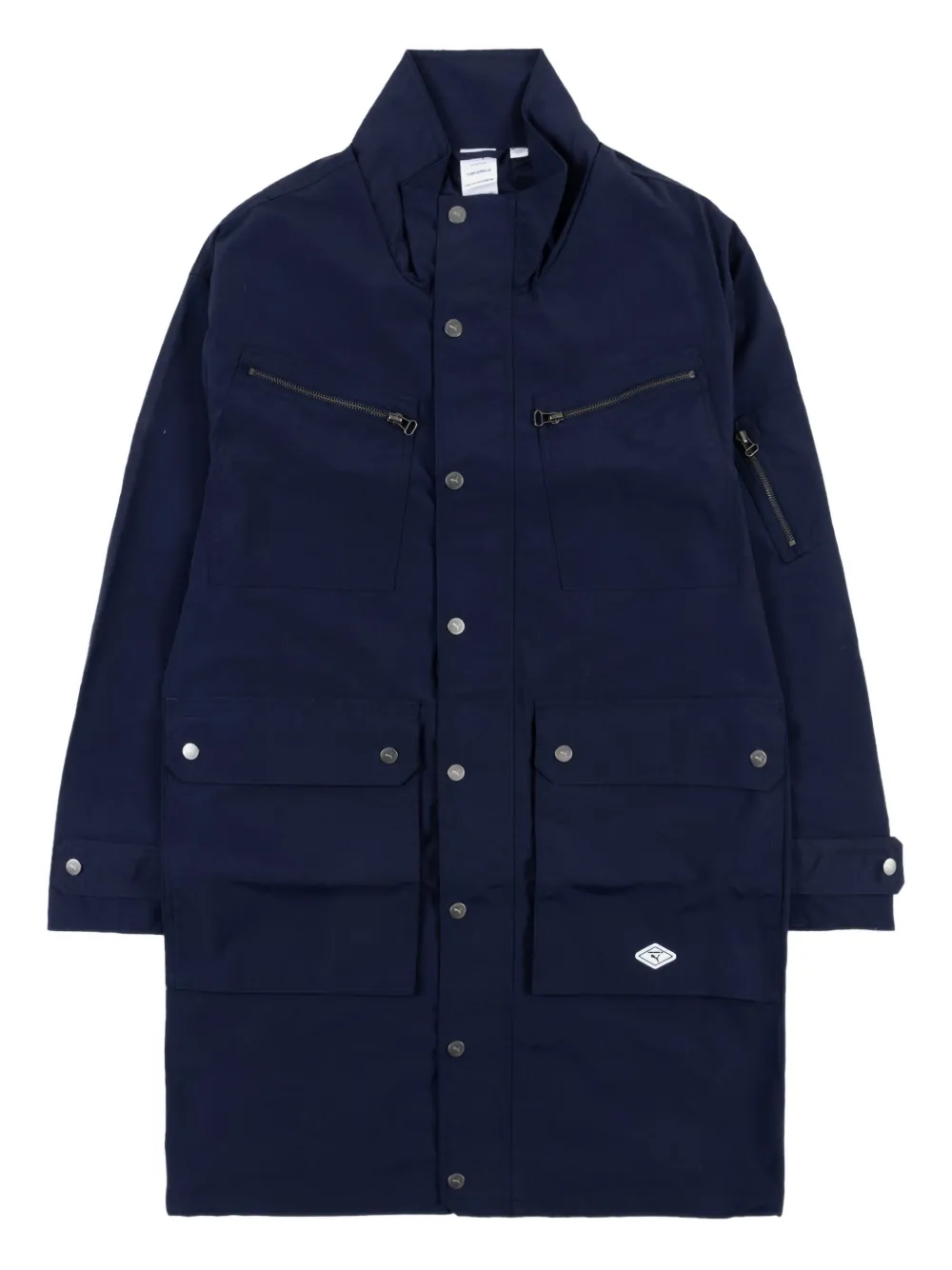 PUMA multi-pocket buttoned coat | Blue | Image 1