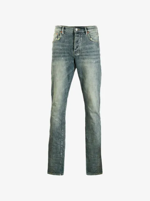 Purple Brand jeans con efecto envejecido