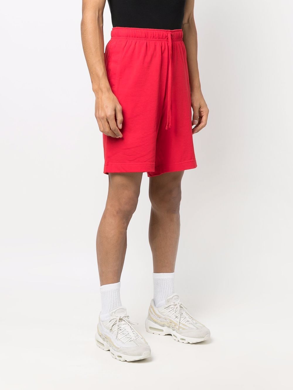 NIKE EMBROIDERED-LOGO SHORTS