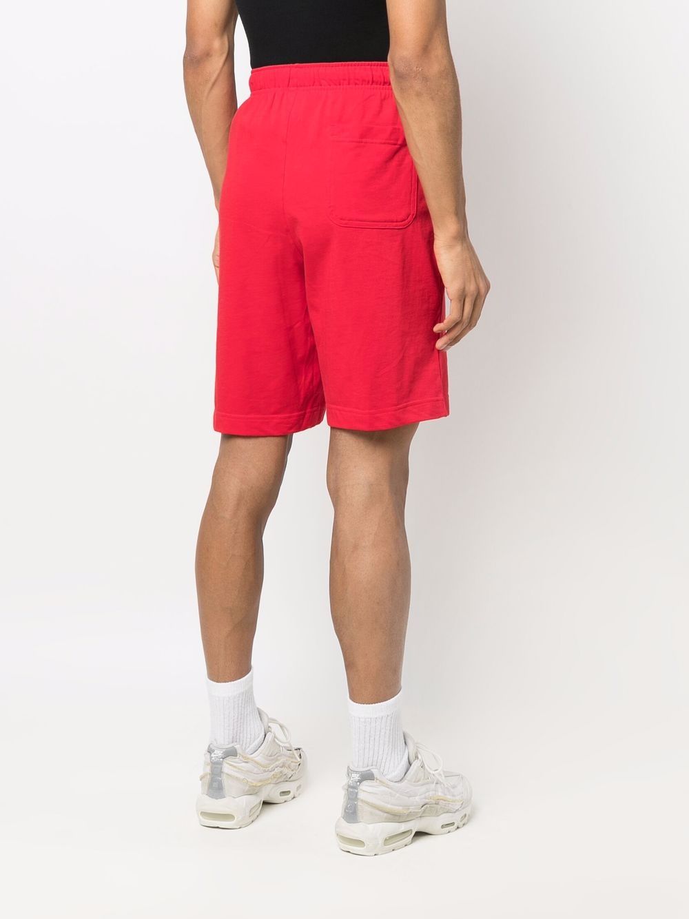 NIKE EMBROIDERED-LOGO SHORTS