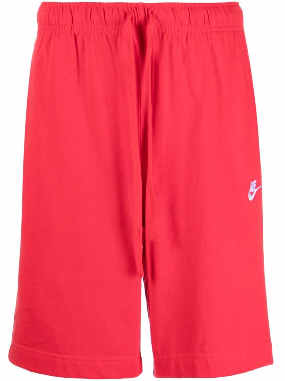 NIKE EMBROIDERED-LOGO SHORTS