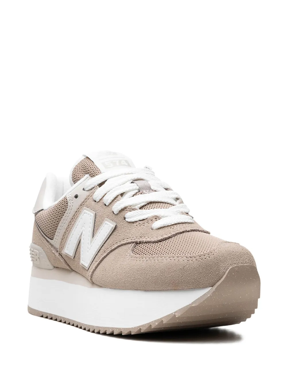 New Balance 574+ "Driftwood Timberwolf" sneakers - Beige