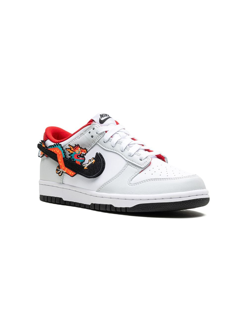 Shop Nike Dunk Low "year Of The Dragon" Sneakers In White