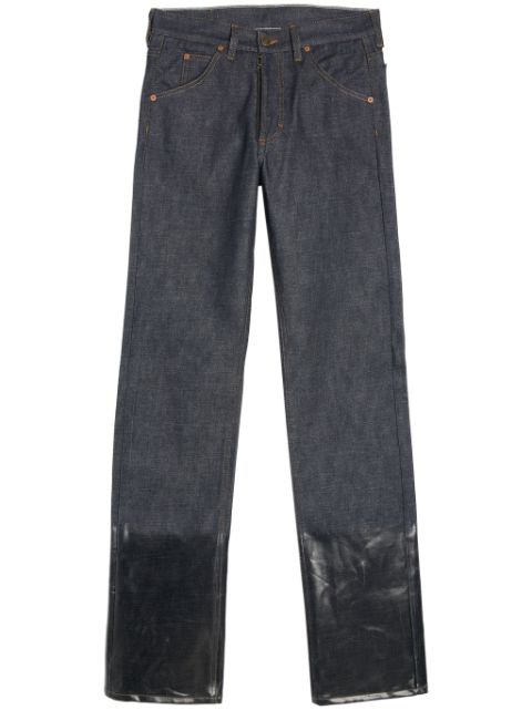 Maison Margiela Selvedge mid-rise straight jeans Women