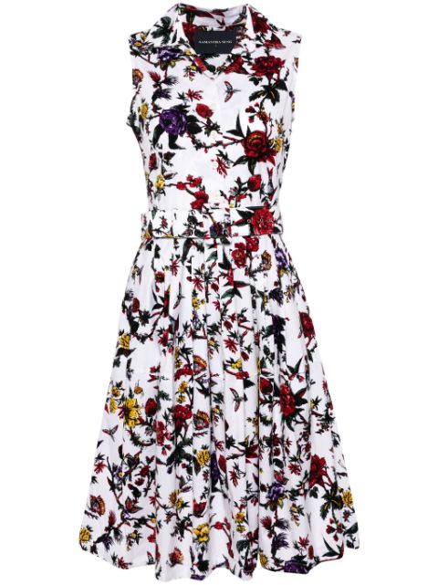 Samantha Sung Claire floral-print dress