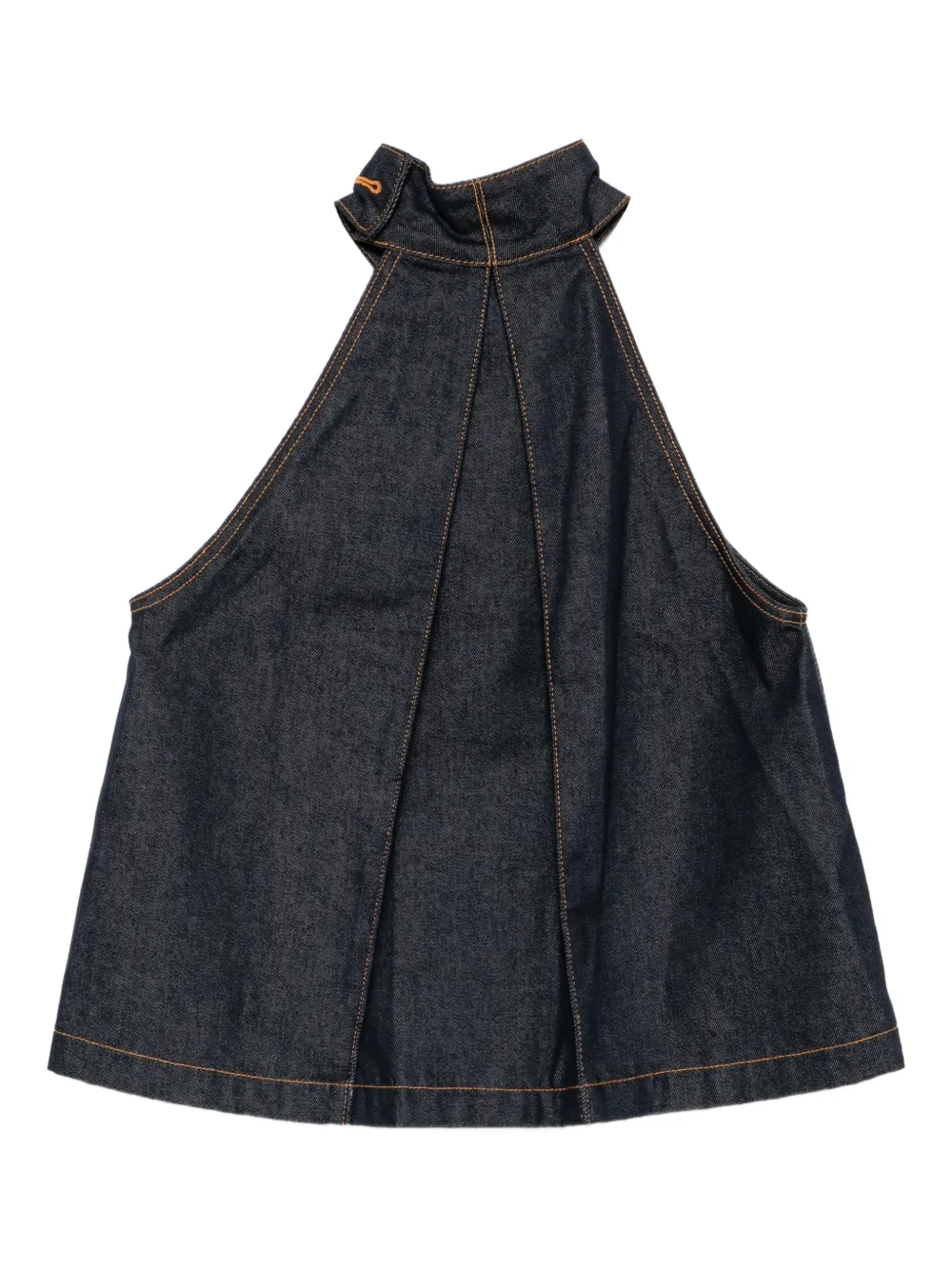 We11done Denim top - Blauw