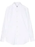 Brioni pointed-collar cotton shirt - White