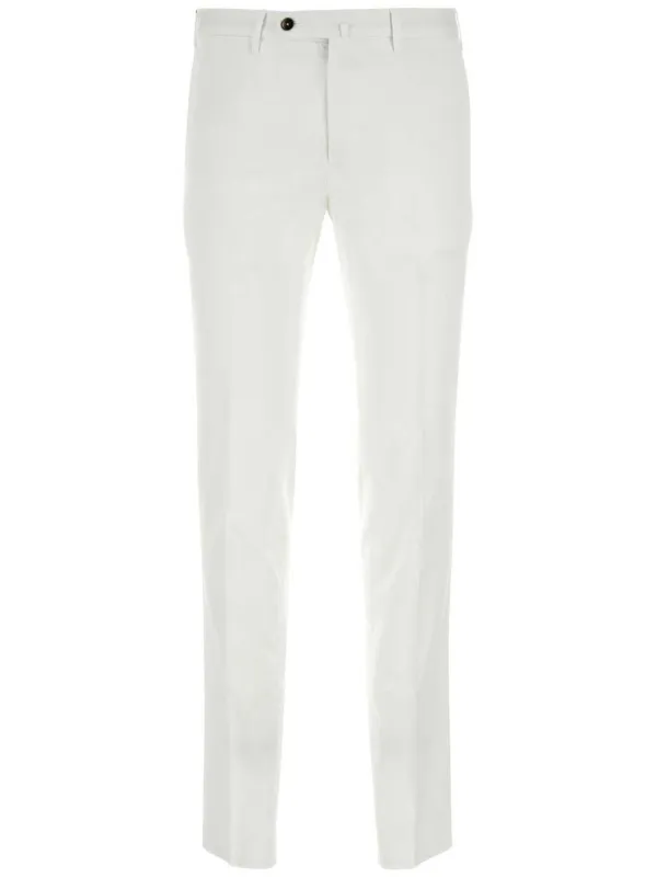 PT TORINO ホワイト ストレッチ チノパンツ PT Torino ストレッチ チノパンツ | ホワイト | FARFETCH JP
