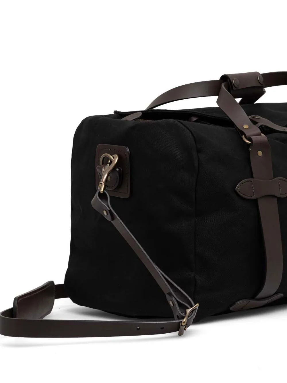 medium leather duffle bag