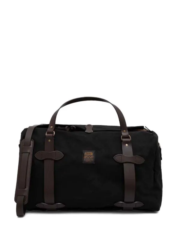 Filson Medium Leather Duffle Bag Black FARFETCH CA