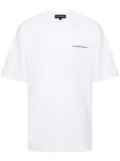 Les Benjamins logo-print cotton T-shirt - White