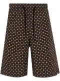 A.P.C. Vincento geometric-pattern shorts - Black