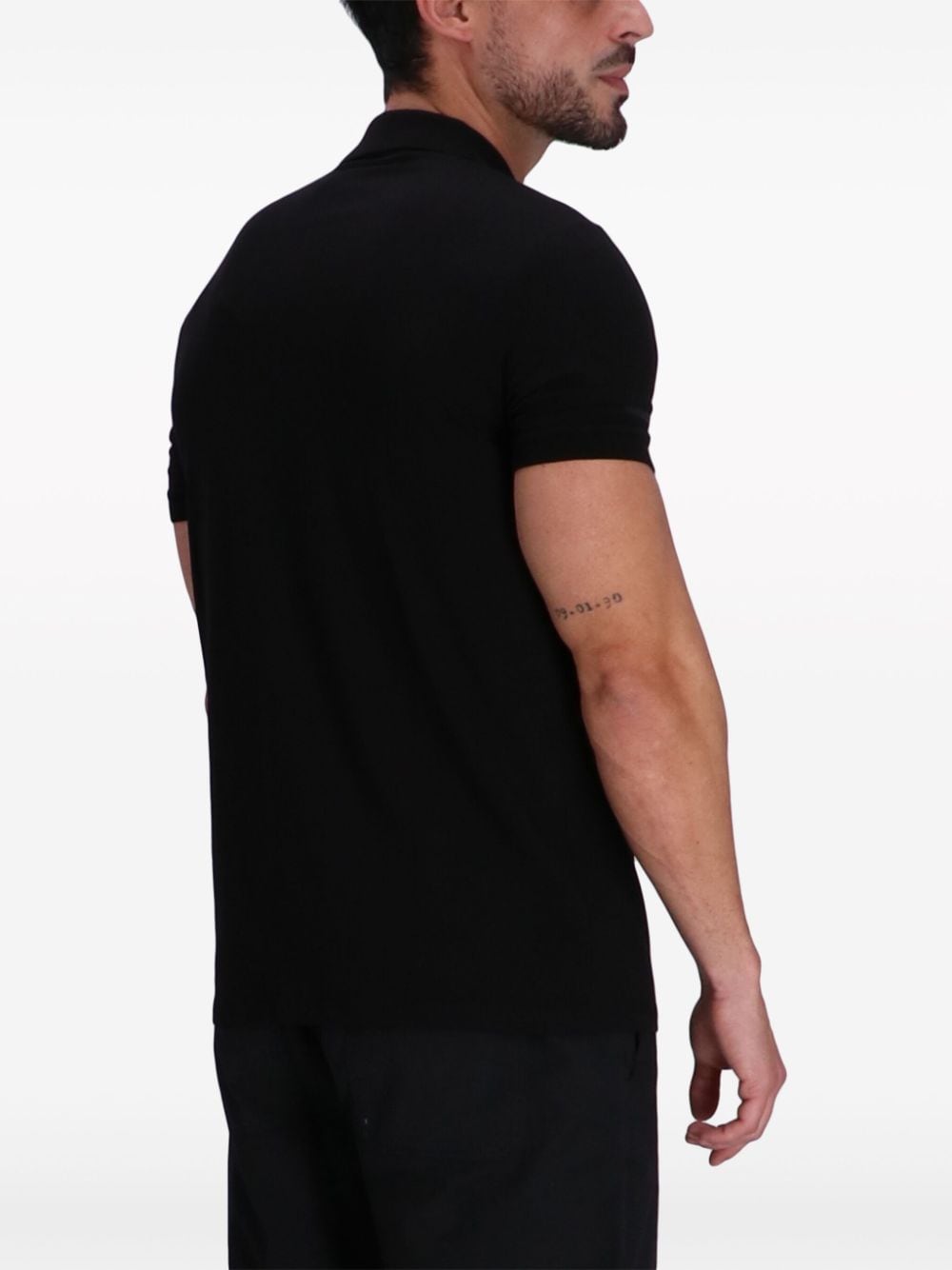 Karl Lagerfeld Poloshirt met logopatch Zwart