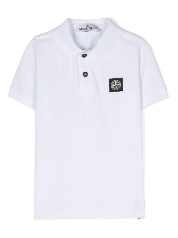 Boys stone island polo shirt on sale