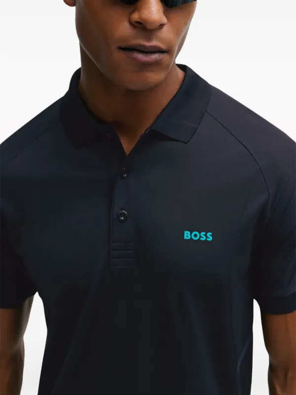 BOSS 青 ポロシャツ BOSS ポロシャツ | ブルー | FARFETCH JP