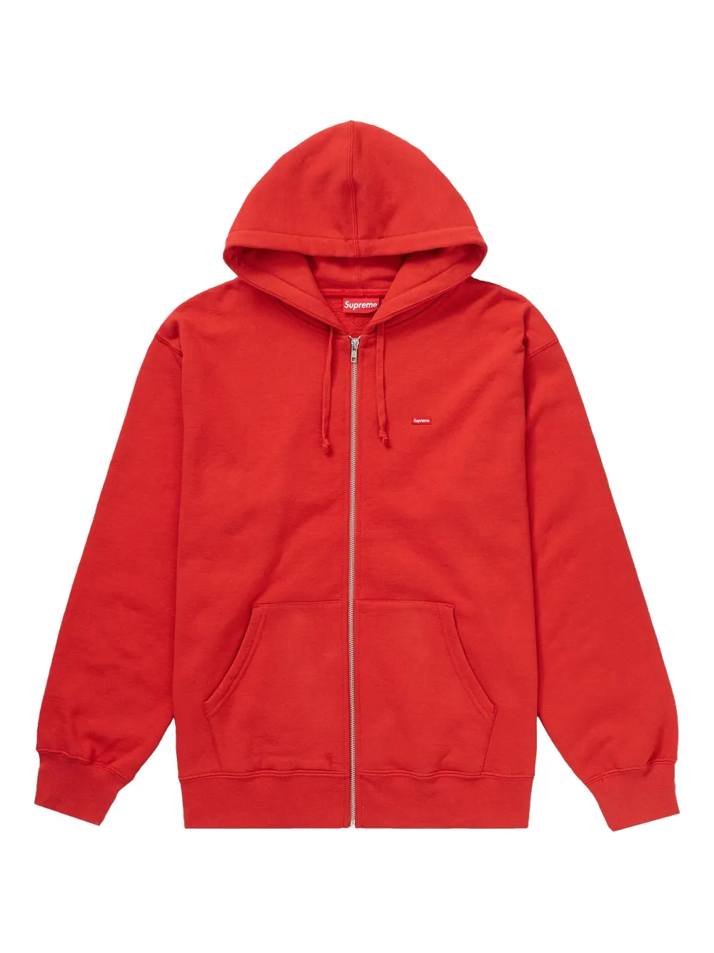 Supreme Small Boxy hoodie met rits Rood