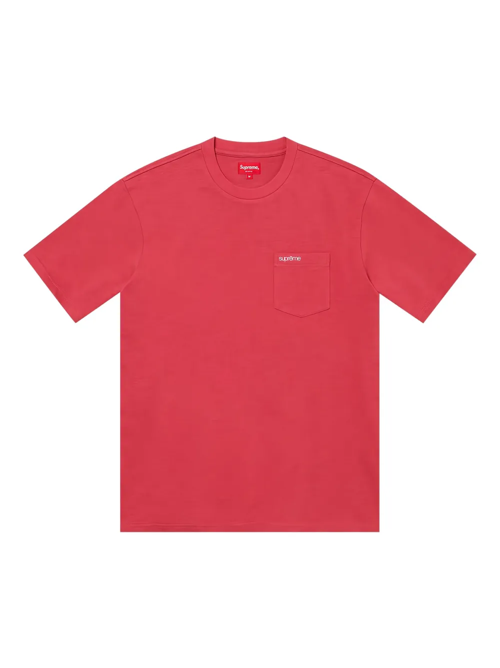 Supreme T-shirt met zak en korte mouwen Rood