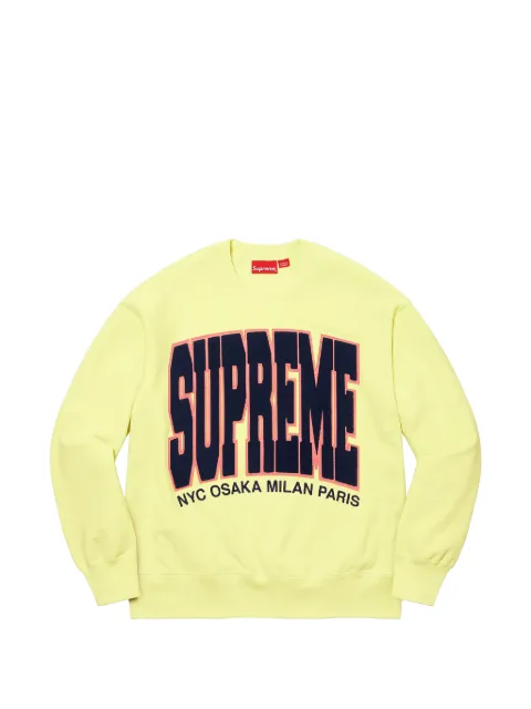 Supreme Felpa girocollo Cities Arc