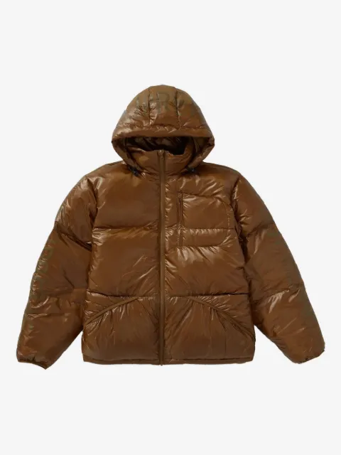 Supreme hooded down jacket