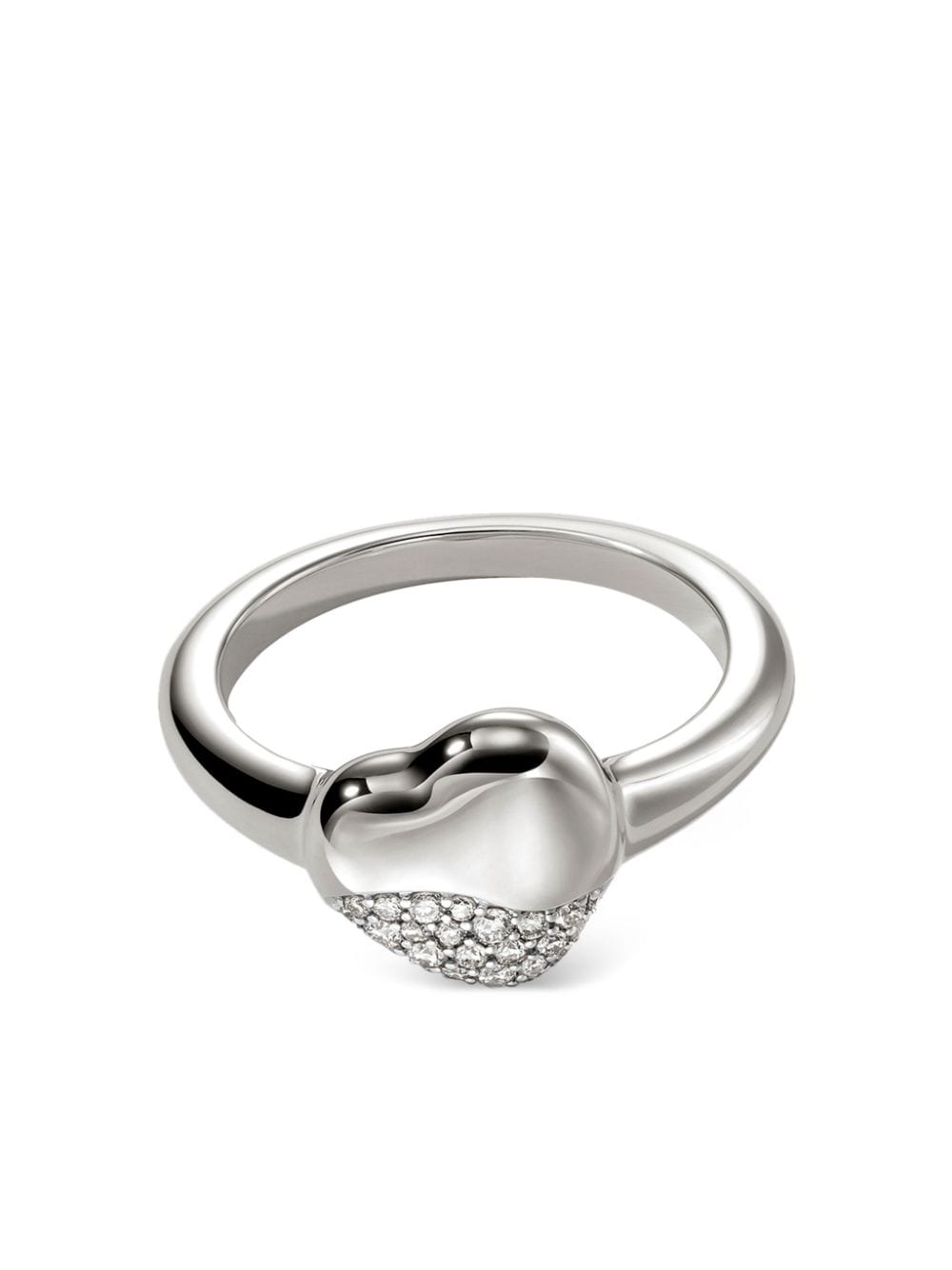 Shop John Hardy Pebble Heart Sterling-silver Ring