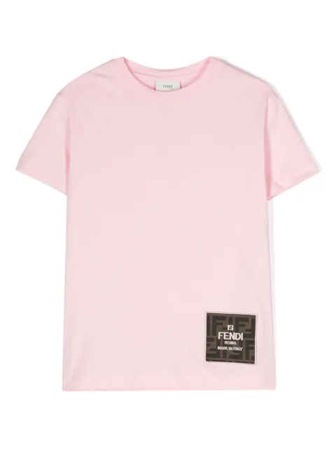 Fendi Kids FF-patch T-shirt