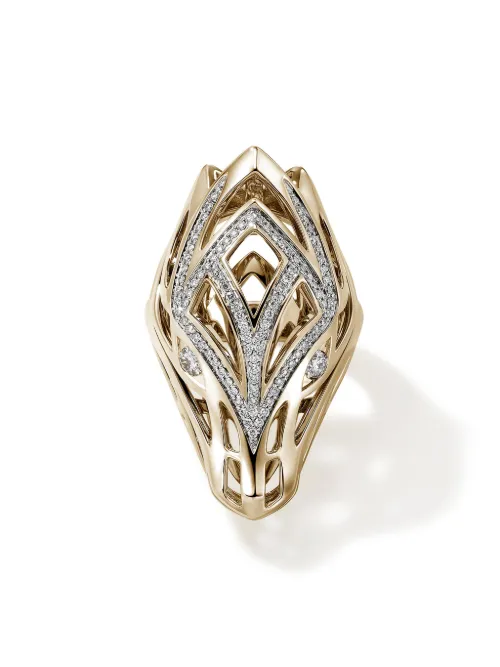 Boucle d'oreille Naga Saddle en 14ct - John Hardy - Modalova