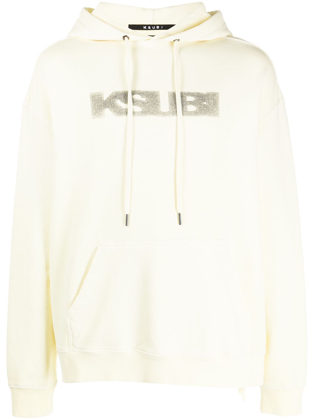 KSUBI LOGO-PRINT DETAIL HOODIE