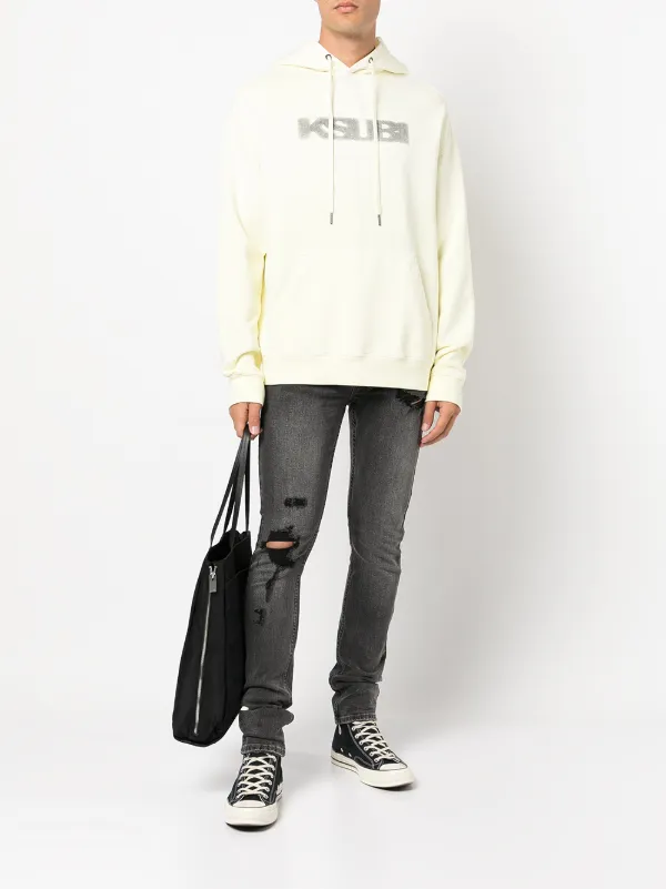 Ksubi logo-print Detail Hoodie | FARFETCH