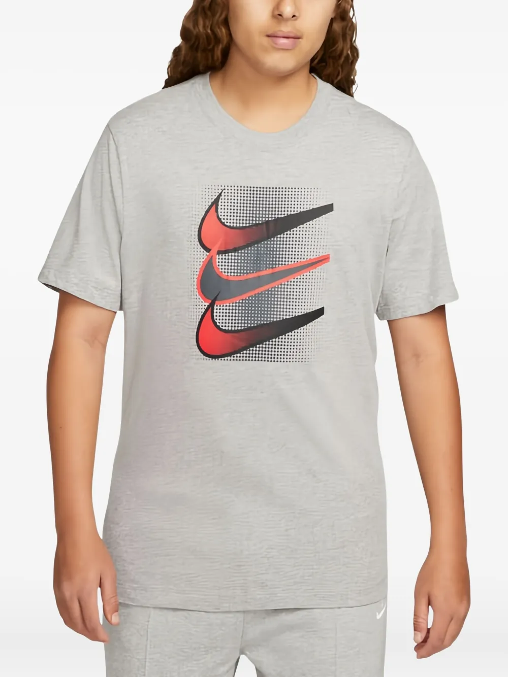 Nike Swoosh-logo short-sleeve T-shirt | Grey | Image 1