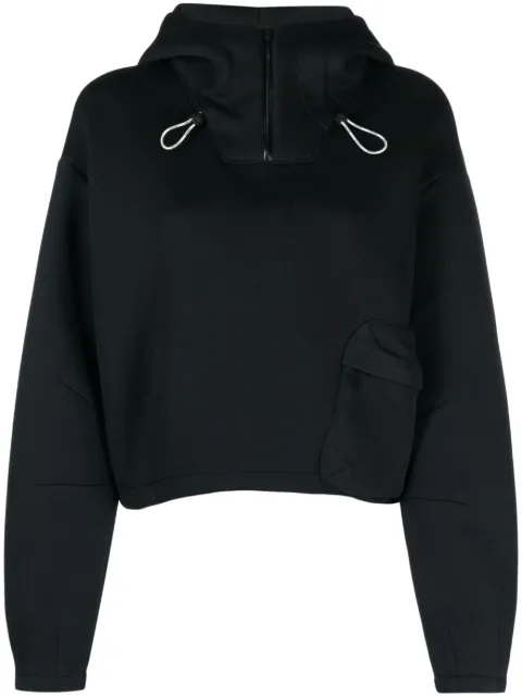 Nike drawstring zip-up hoodie