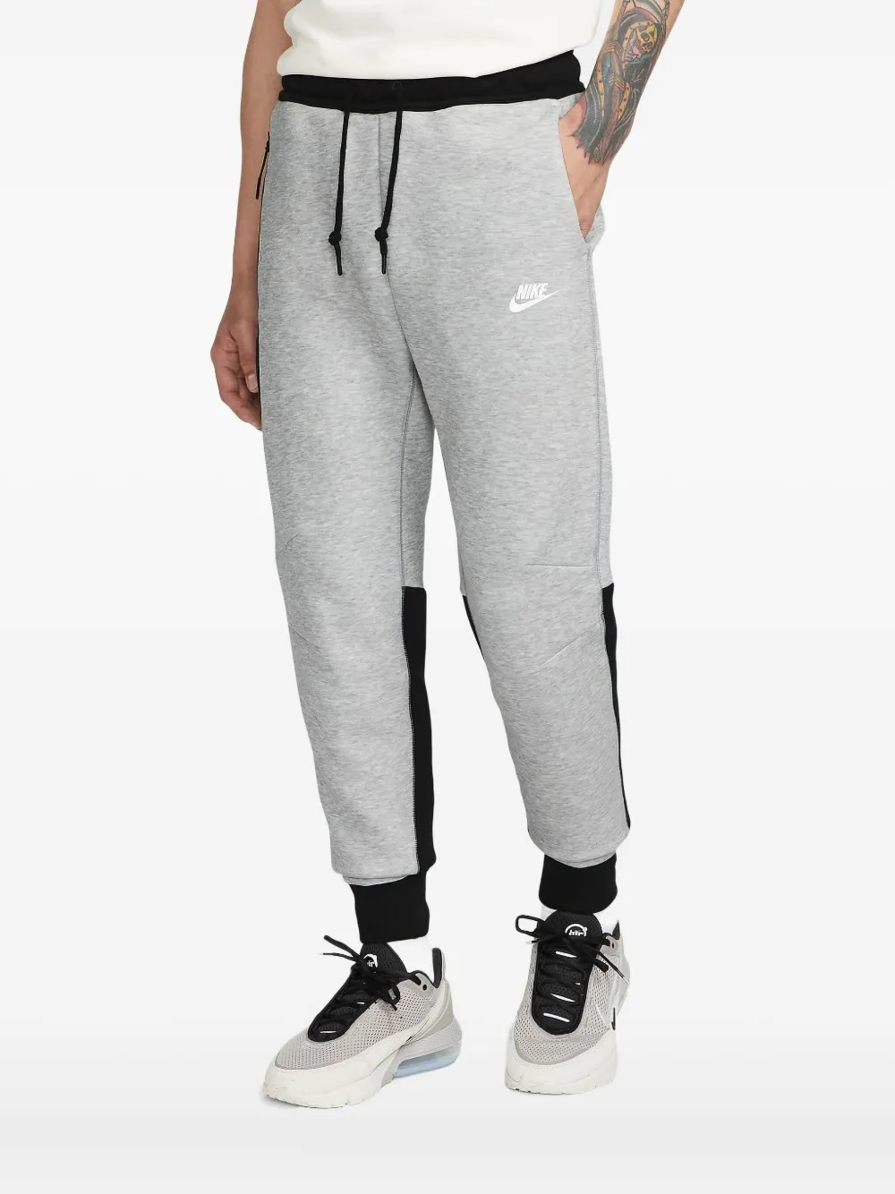 Nike Tech Fleece panelled track pants | Grey | Image 1