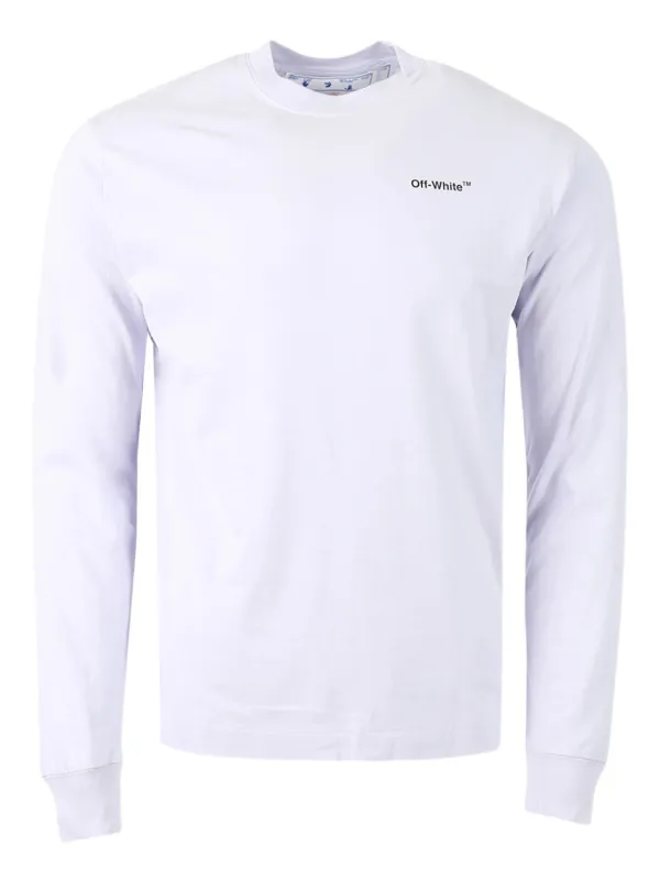 Off-White Caravaggio Arrow Long-Sleeves T-shirt Purple