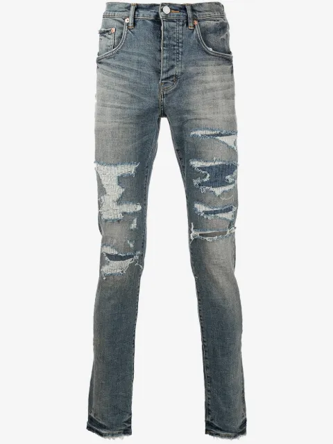 Purple Brand low-rise slim-fit jeans