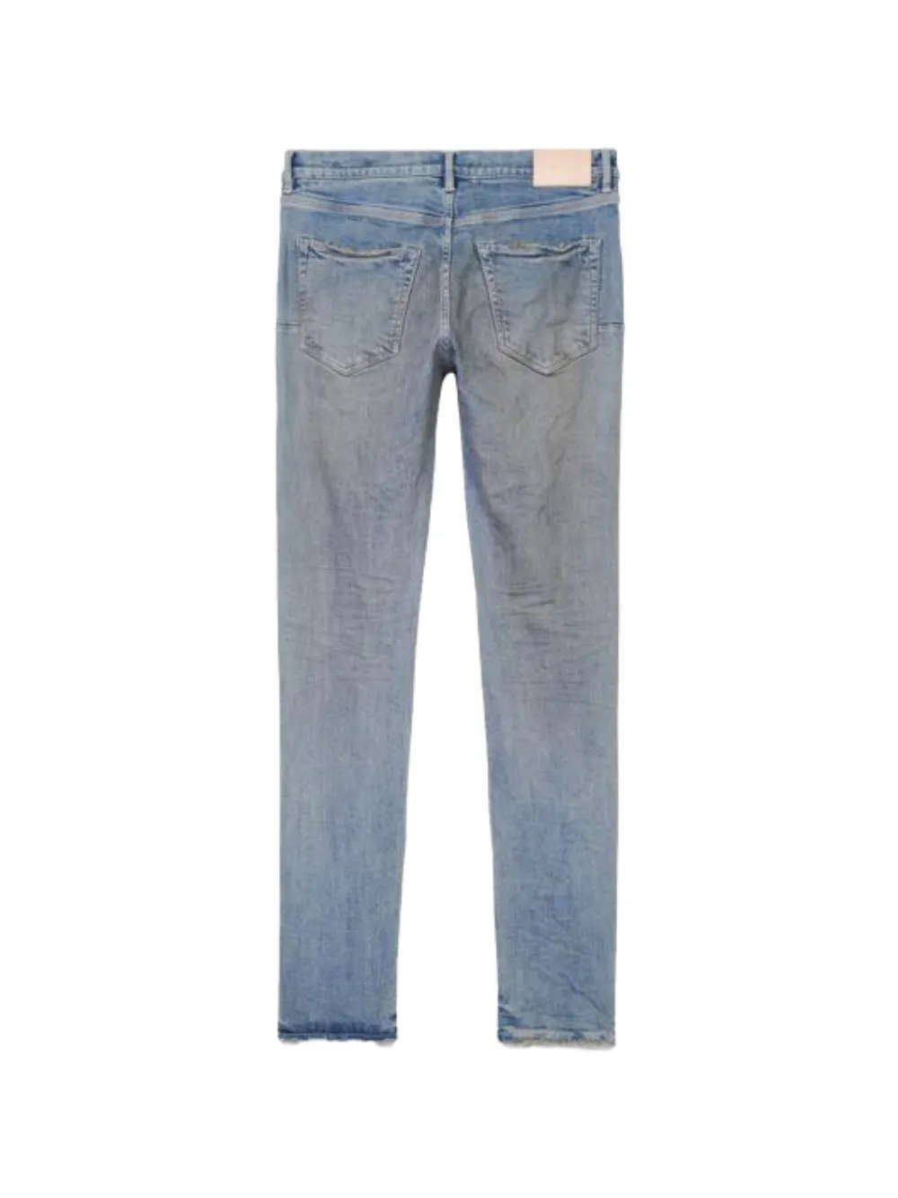 Purple Brand Gerafelde jeans Blauw