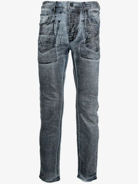 Purple Brand jean skinny X-Ray à taille basse
