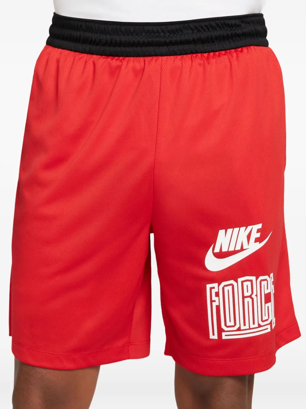 Nike logo basketball shorts | Red | Image 1