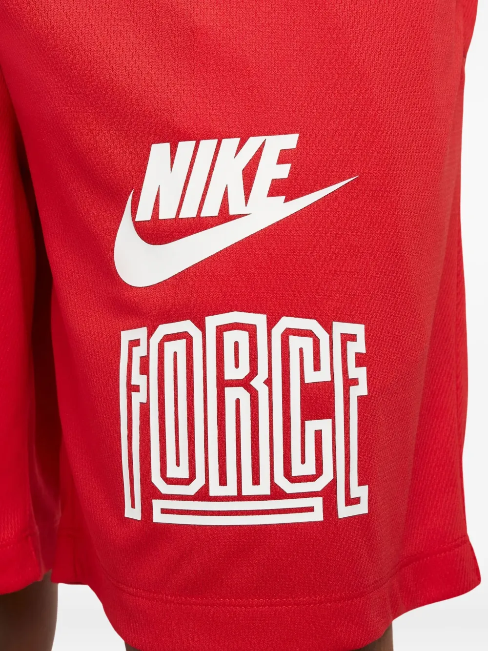 Nike logo basketball shorts Rood