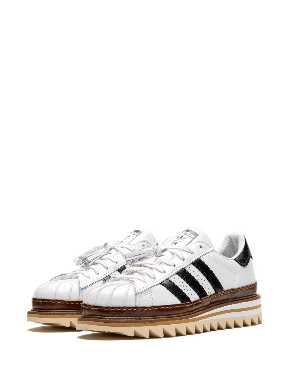 Shop Adidas Originals X Clot Superstar Sneakers In White