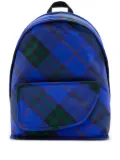 Burberry Shield Vintage Check-print backpack - Blue