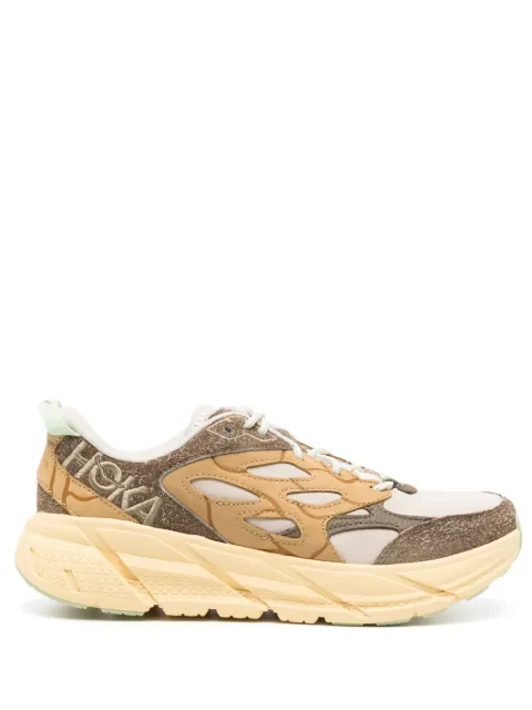 HOKA Clifton L suede sneakers