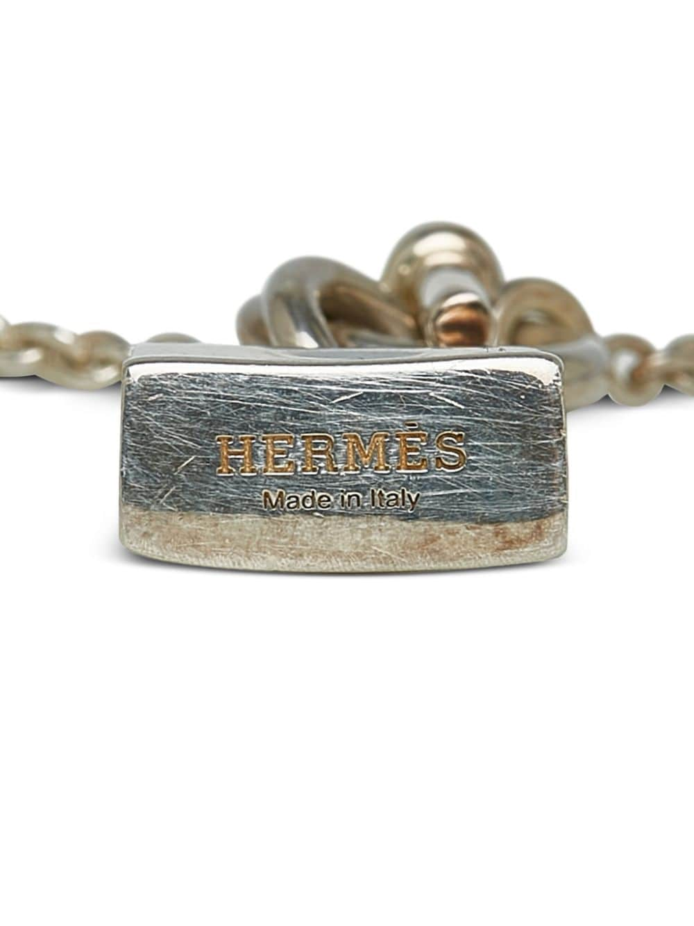 Hermès Pre-Owned Kelly halsketting met hanger - Zilver