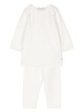 Bonpoint cotton tracksuit set - White