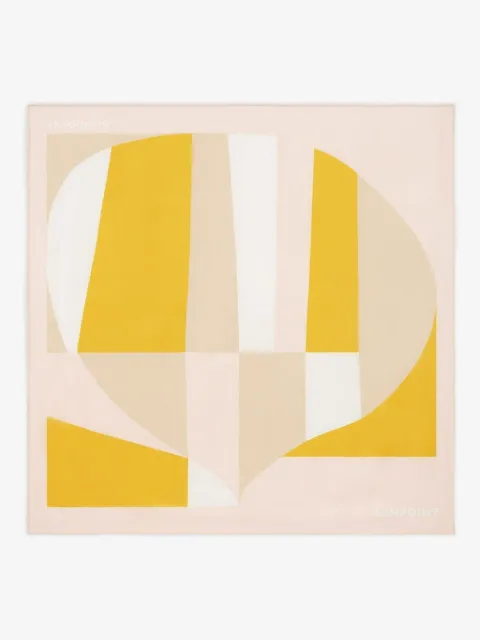 Bonpoint silk twill abstract-print scarf