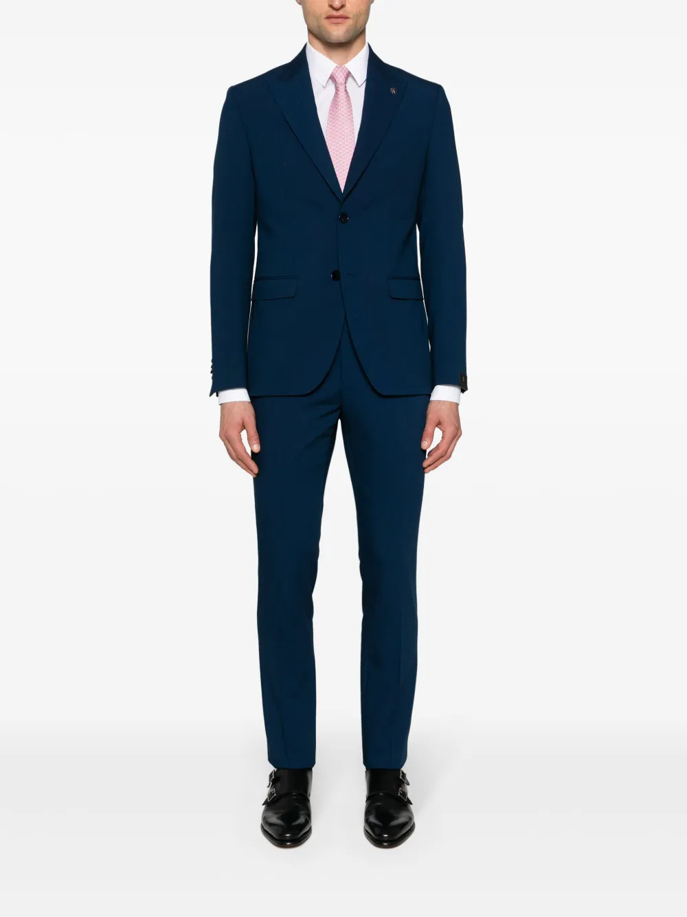 Manuel Ritz single-breasted suit - Blauw