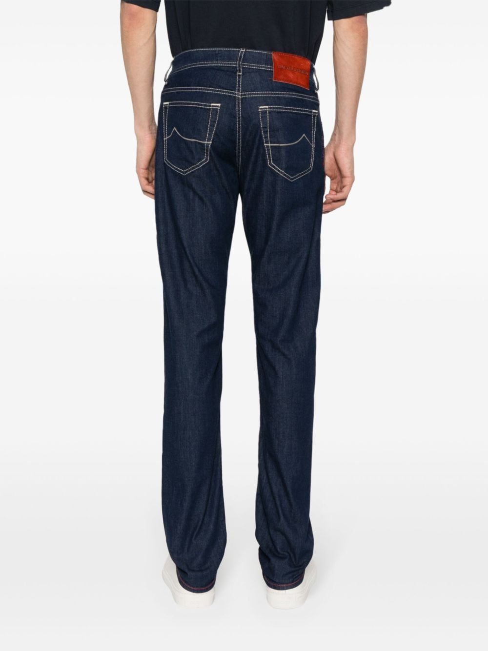 Shop Jacob Cohen Bard Slim-fit Jeans In Blue