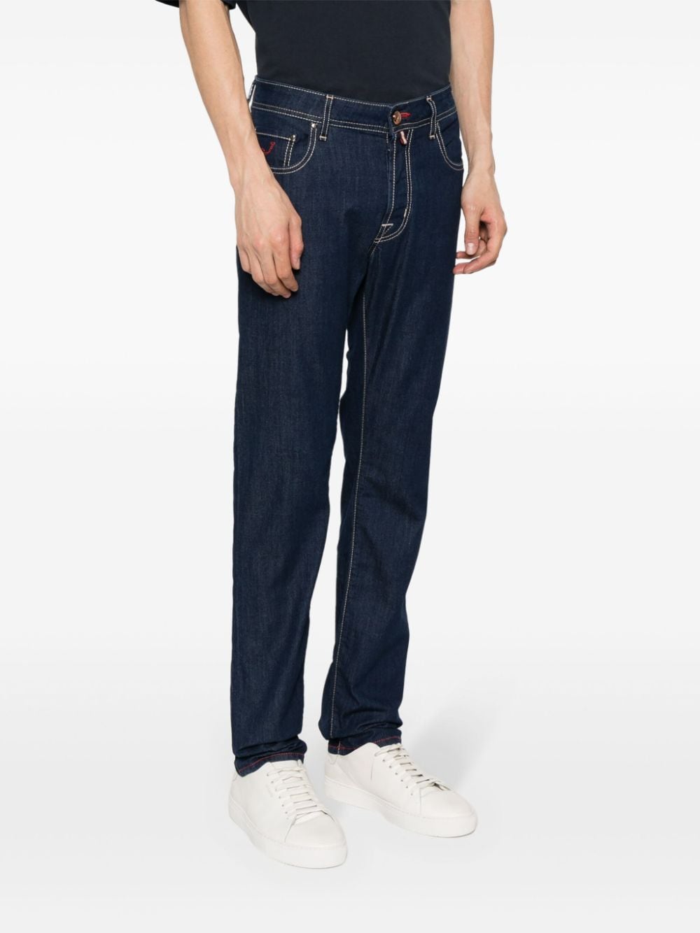 Shop Jacob Cohen Bard Slim-fit Jeans In Blue