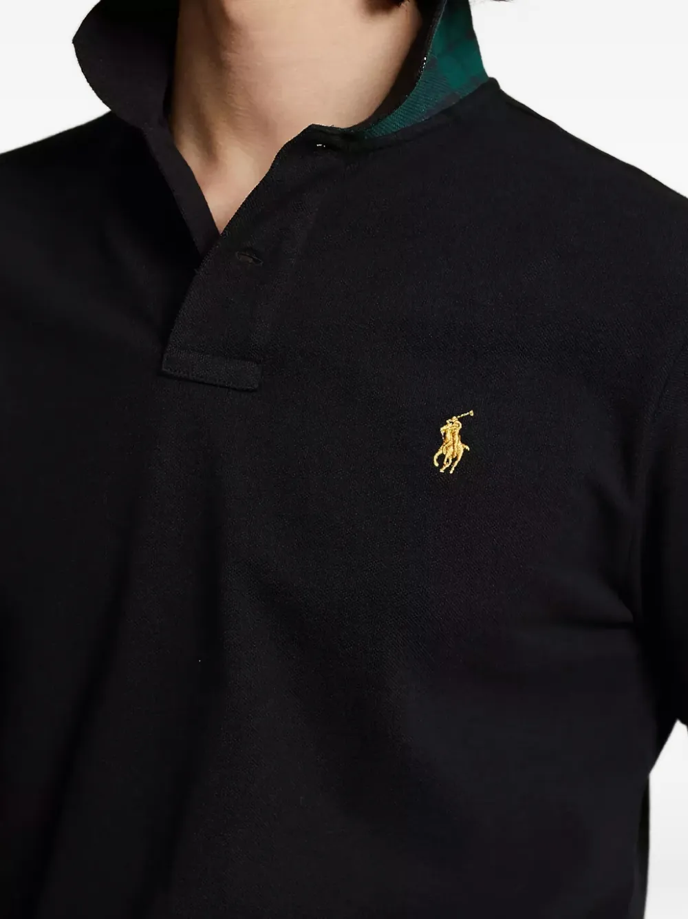 Polo Ralph Lauren Polo Pony Cotton Polo Shirt In Black