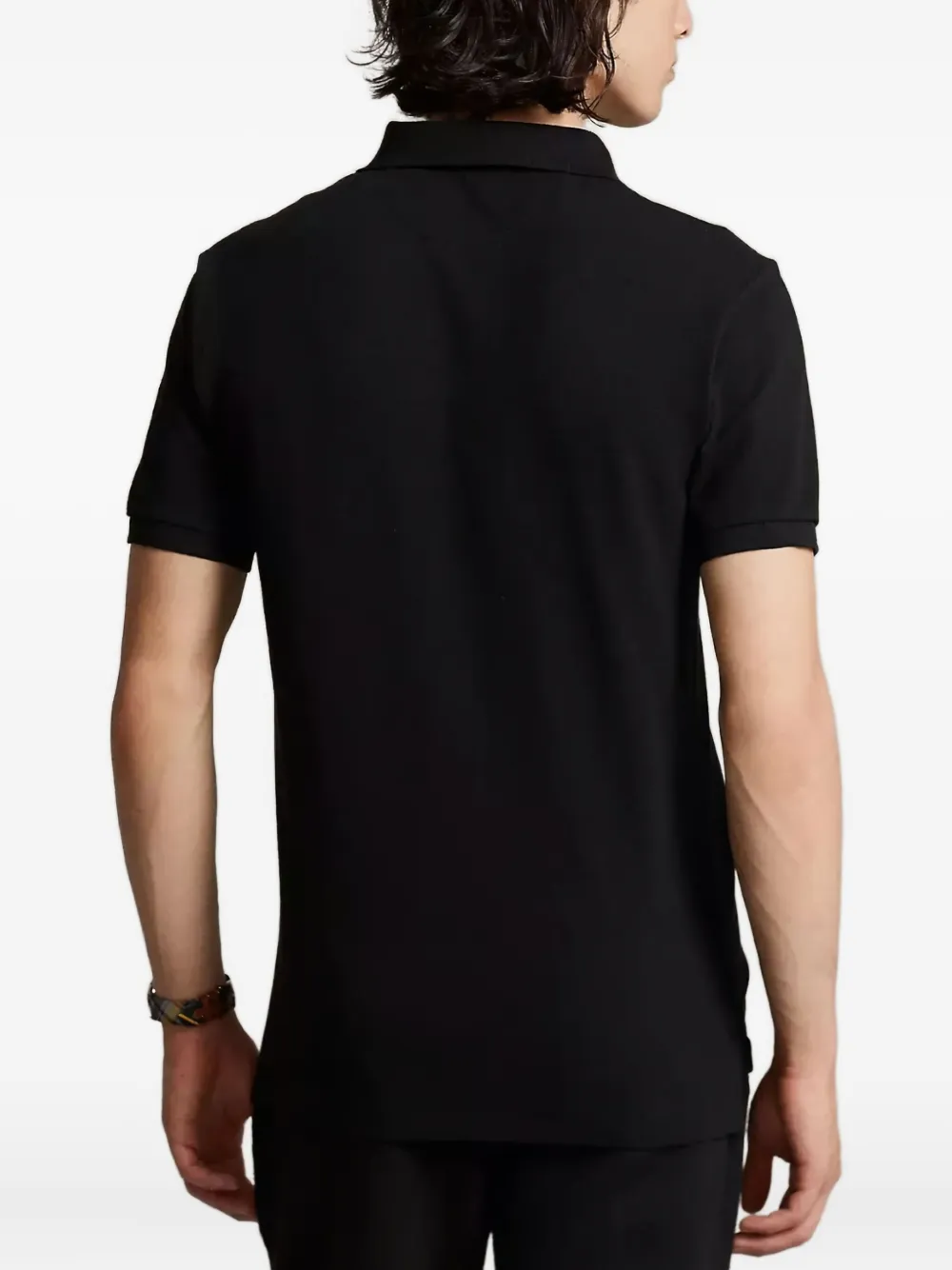 Polo Ralph Lauren Polo Pony Cotton Polo Shirt In Black